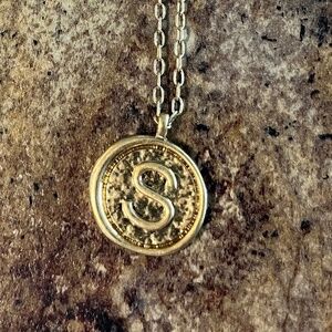 Madewell “S”Coin necklace